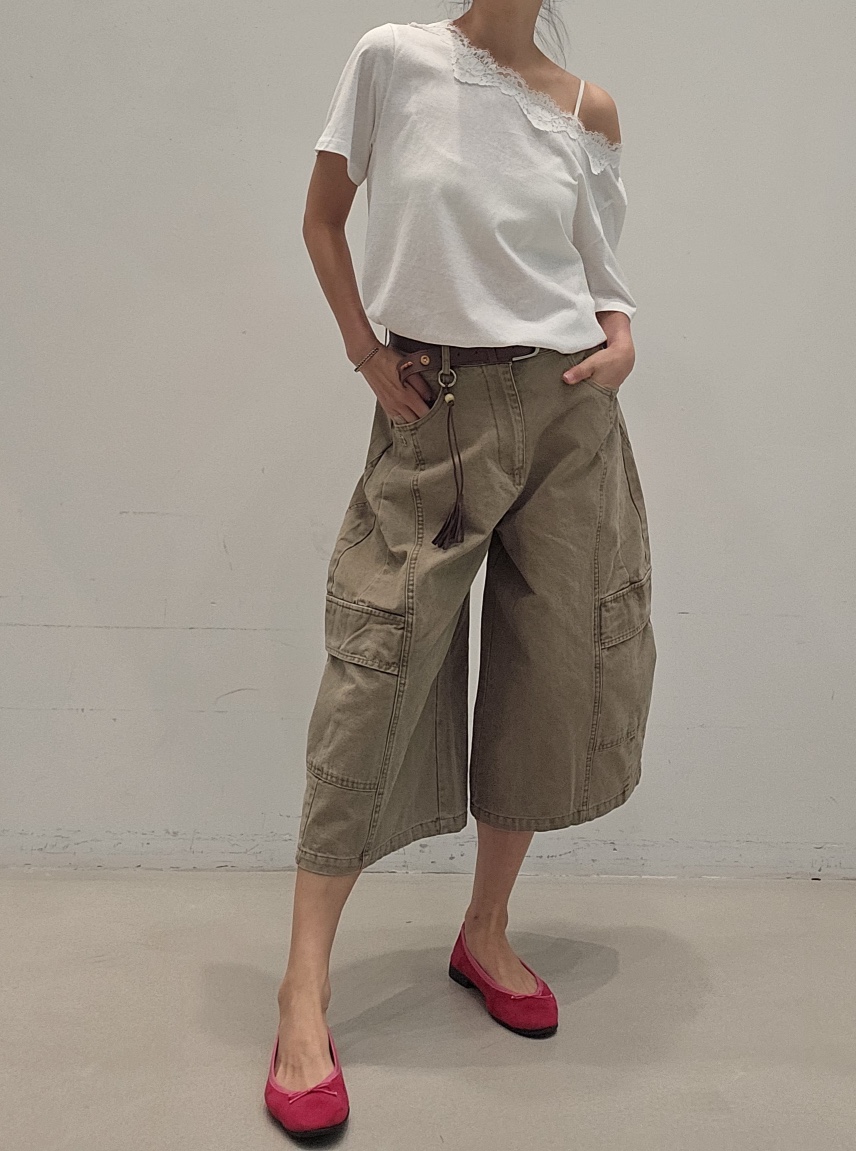 NEOUL韓國東大門直郵女裝新款熱賣人氣26春夏短褲不含腰帶NEOUL/ahin雙領標簽短褲