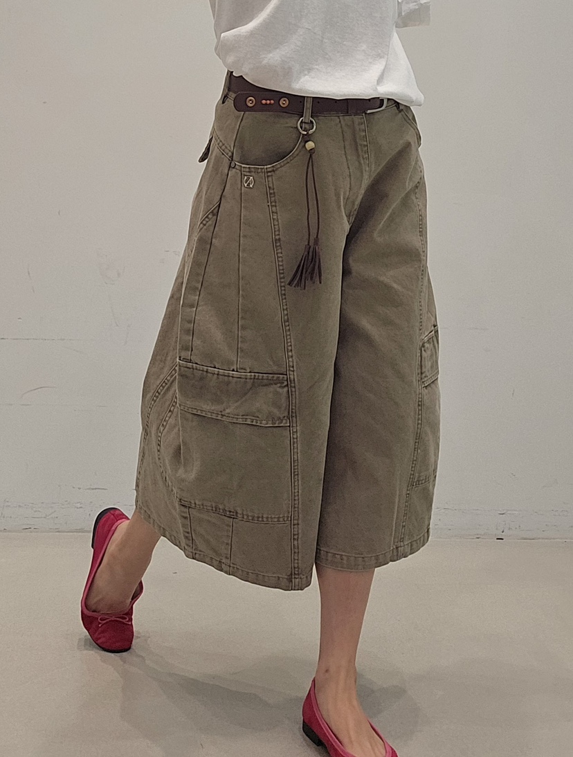 NEOUL韓國東大門直郵女裝新款熱賣人氣26春夏短褲不含腰帶NEOUL/ahin雙領標簽短褲