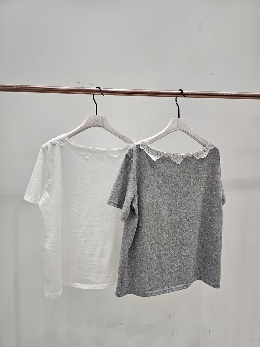 NEOUL韓國東大門代購女裝新品休閑人氣職業時尚熱賣26春夏T恤NEOUL/ahin雙領標簽T恤