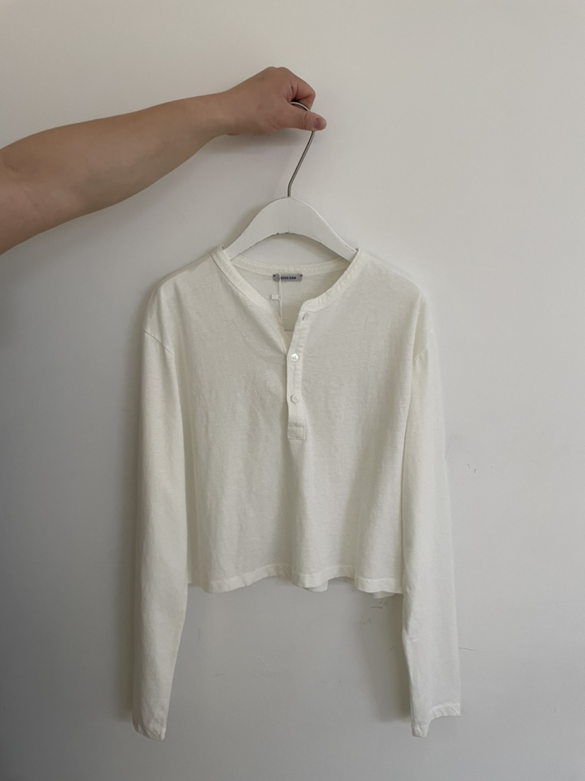 JEONG GAM STUDIOS韓國直郵實拍女裝新品休閑推薦長袖T恤JEONG GAM STUDIOS長袖T恤圖色1