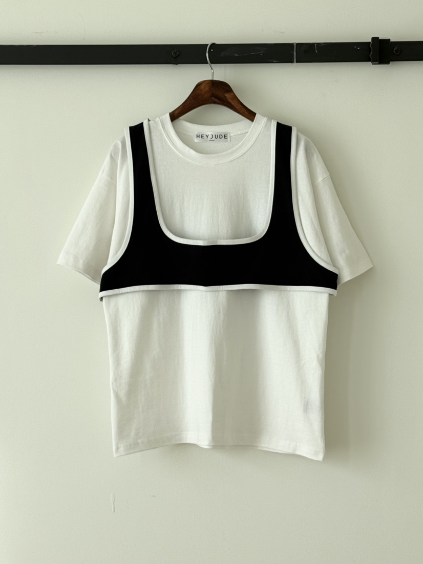 HEYJUDE韓國代購女士新品休閑26春夏熱賣職業人氣時尚T恤HEYJUDET恤圖色1