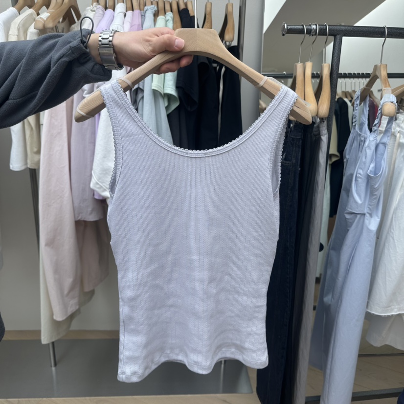 EFFERVESCENT韓國代購女裝新品26春夏推薦熱賣職業吊帶背心evc/effervescent吊帶/背心