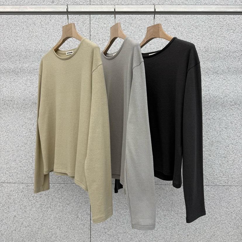 AT THE BAGEL韓國直郵女裝新品26春夏休閑時尚職業長袖T恤AT THE BAGEL長袖T恤