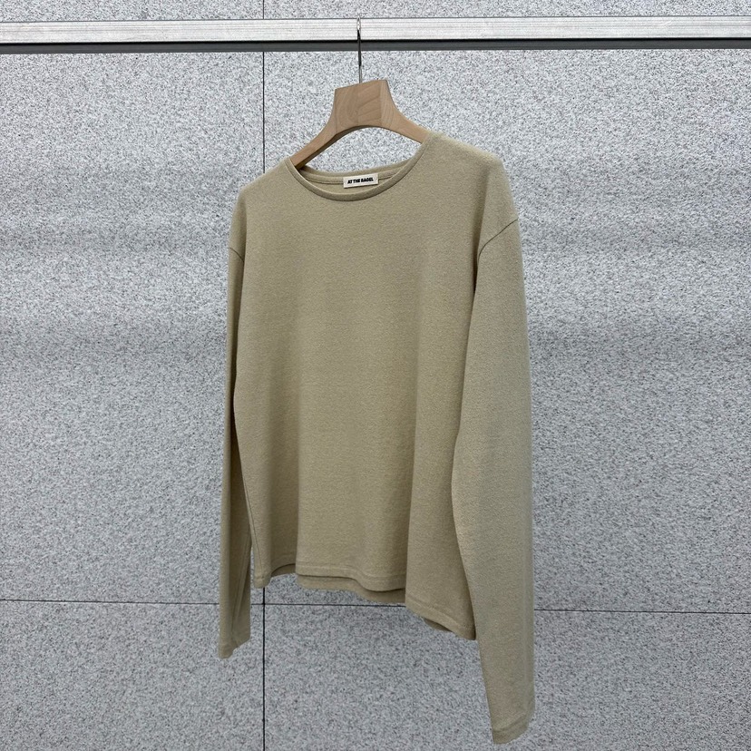 AT THE BAGEL韓國直郵女裝新品26春夏休閑時尚職業長袖T恤AT THE BAGEL長袖T恤圖色1