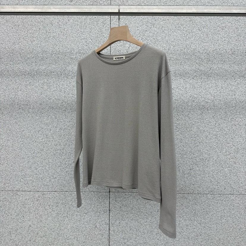 AT THE BAGEL韓國直郵女裝新品26春夏休閑時尚職業長袖T恤AT THE BAGEL長袖T恤圖色2
