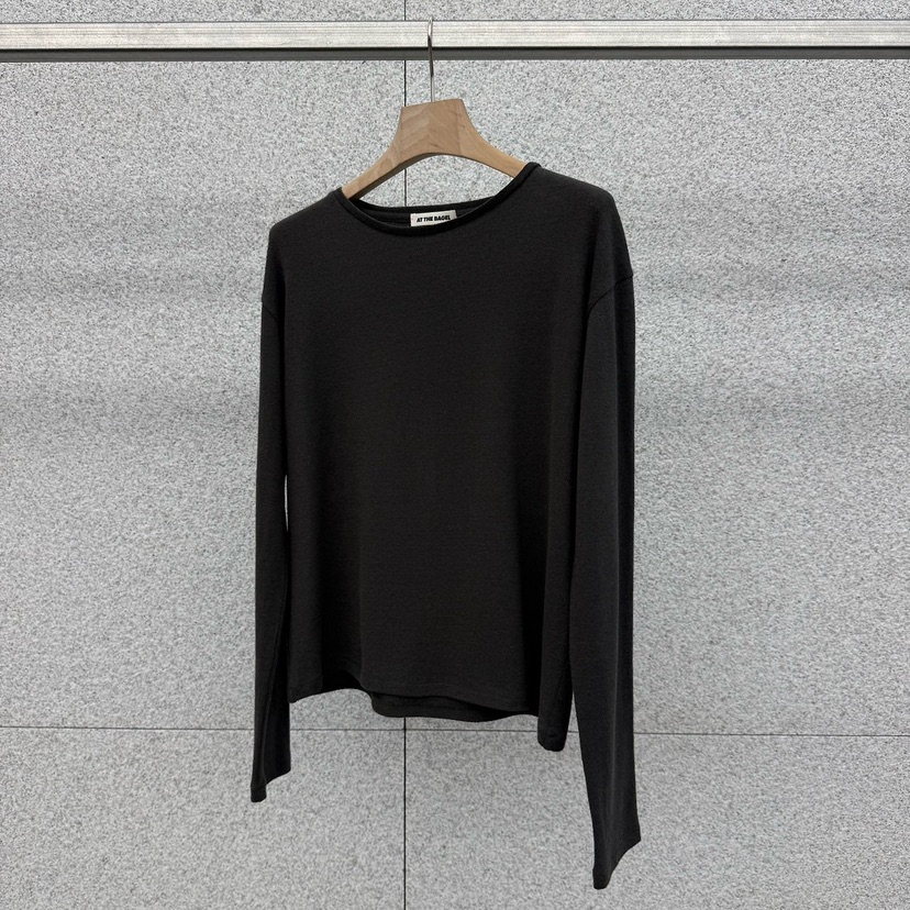 AT THE BAGEL韓國直郵女裝新品26春夏休閑時尚職業長袖T恤AT THE BAGEL長袖T恤圖色3