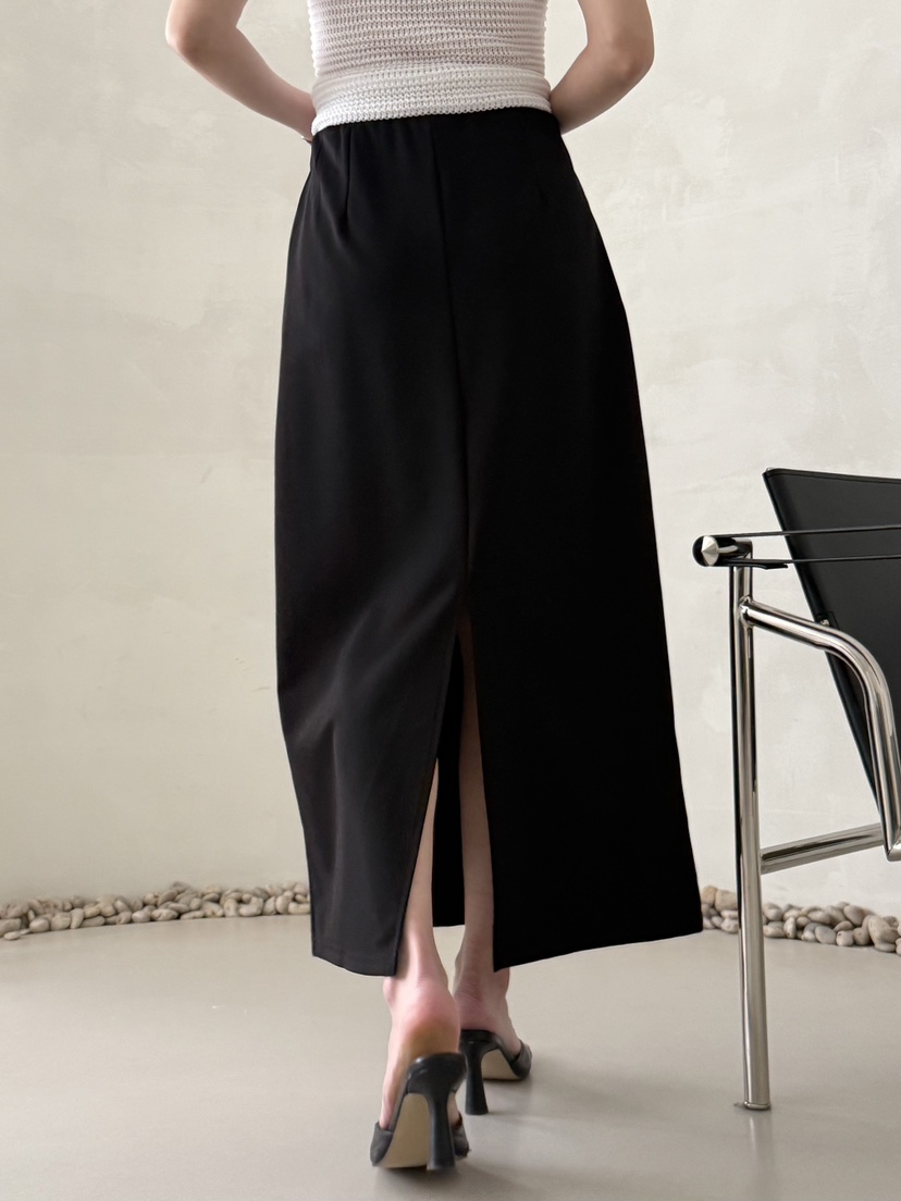 DEMAR韓國代購女士新品職業休閑推薦時尚人氣26春夏長裙修身DEMAR長裙