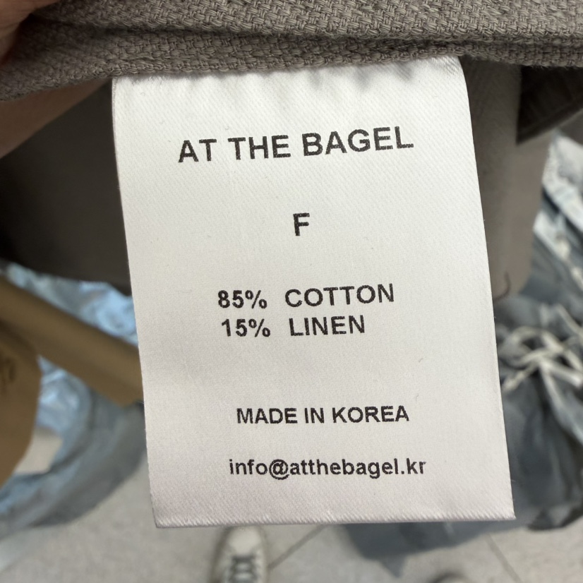 AT THE BAGEL韓國代購女裝新款職業26春夏休閑人氣夾克AT THE BAGEL夾克