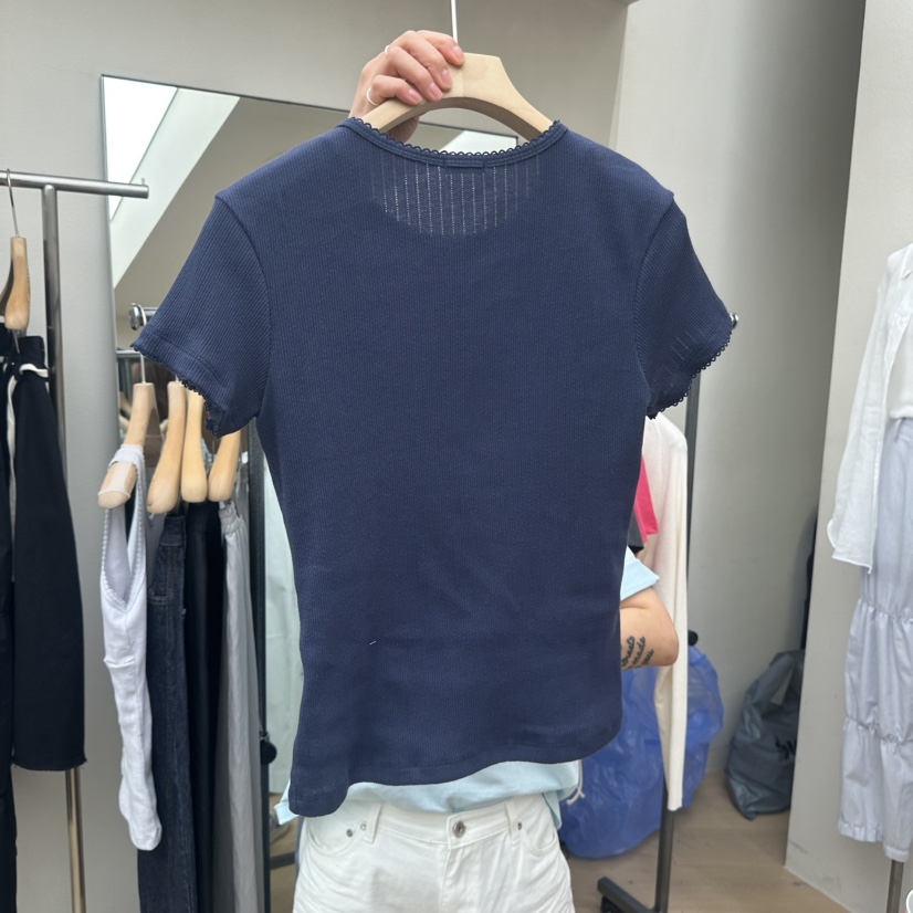 EFFERVESCENT韓國直郵實拍女士新款休閑時尚26春夏熱賣T恤evc/effervescentT恤