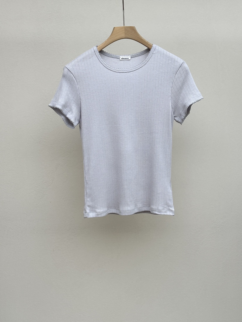 EFFERVESCENT韓國直郵實拍女士新款休閑時尚26春夏熱賣T恤evc/effervescentT恤圖色1