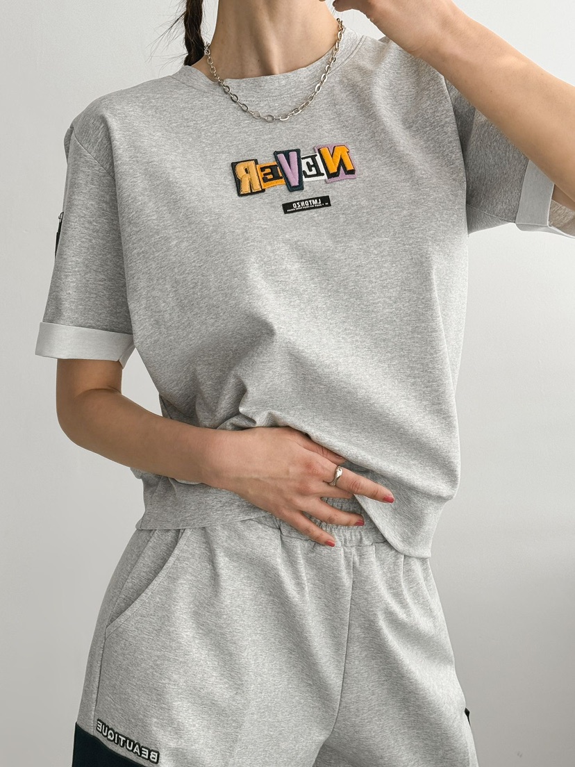 IAAN韓國東大門直郵女士新款推薦時尚人氣休閑熱賣26春夏T恤iaAnT恤圖色1