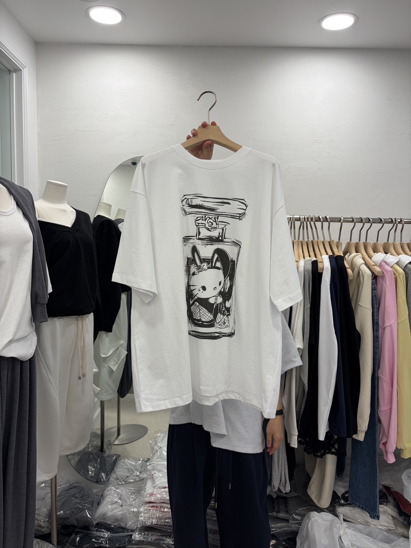 DELICATE韓國直郵女士新品熱賣職業休閑時尚26春夏推薦T恤DELICATET恤圖色1