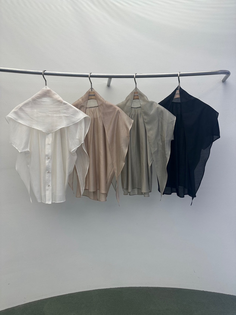 WIDA-P/RENEJ韓國直郵實拍女士新品休閑襯衫蕾絲衫含絲巾WIDA-P/RENEJ襯衫/蕾絲衫