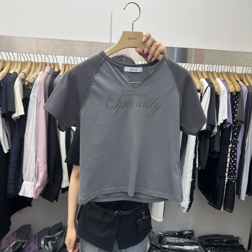 SPECIAL韓國代購女士新品人氣熱賣職業26春夏推薦時尚T恤SPECIALT恤圖色4