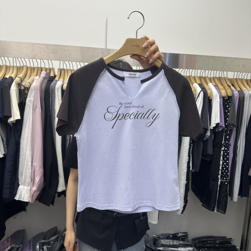 SPECIAL韓國代購女士新品人氣熱賣職業26春夏推薦時尚T恤SPECIALT恤圖色5