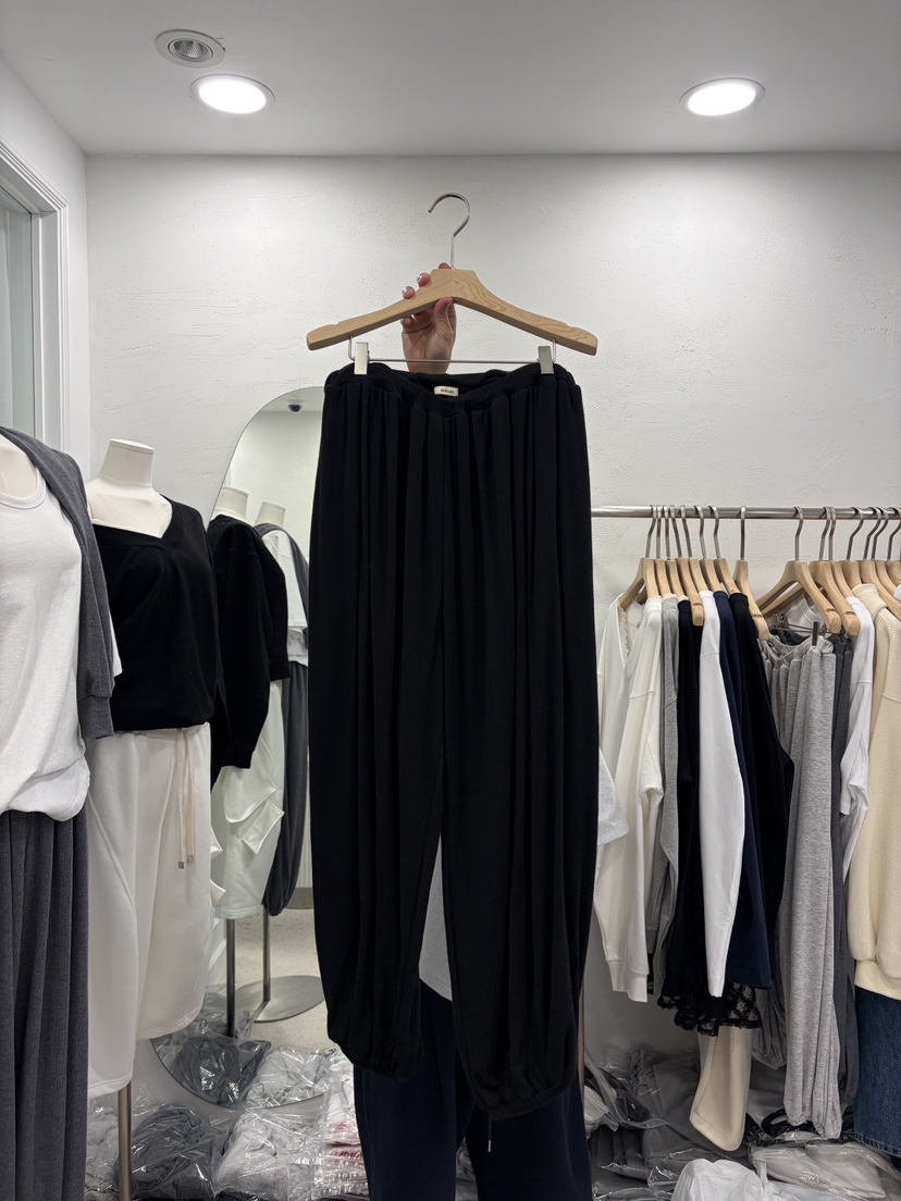 DELICATE韓國代購女裝新款休閑熱賣時尚26春夏人氣休閑褲DELICATE休閑褲圖色3黑色