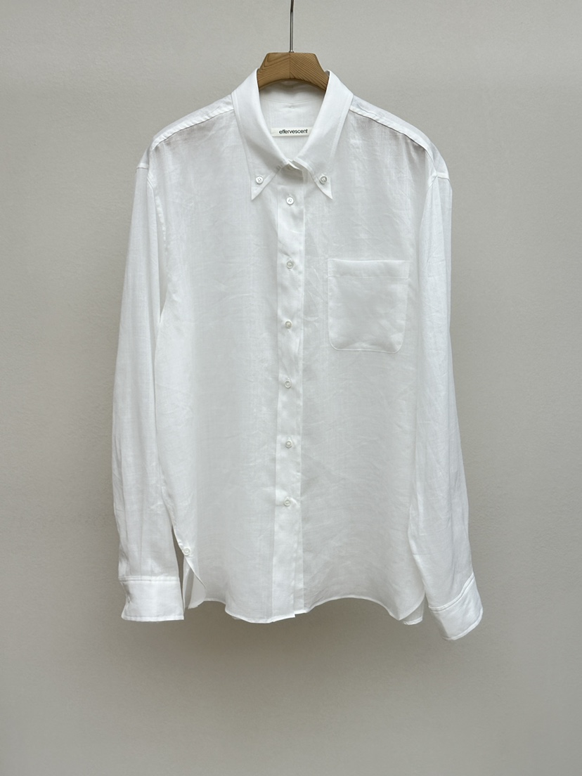 EFFERVESCENT韓國東大門代購女士新款職業襯衫蕾絲衫亞麻布evc/effervescent襯衫/蕾絲衫圖色3