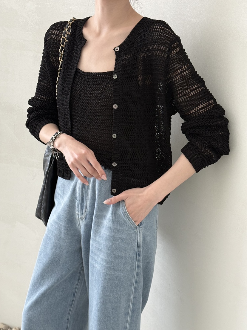 DEMAR韓國直郵女士新款熱賣職業針織衫不含內搭羊毛衫開襟DEMAR針織衫