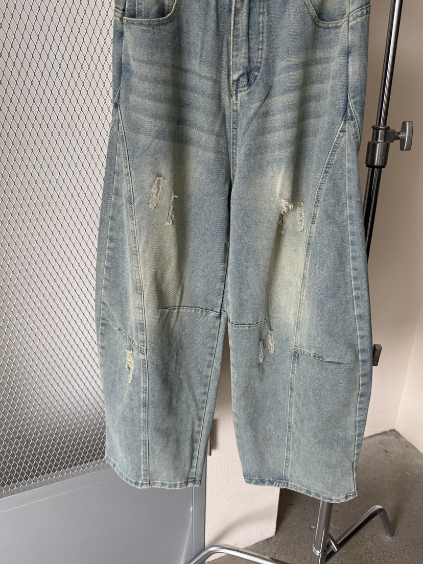 LARCENCICL/BESO韓國東大門代購女裝新款推薦職業牛仔褲LARCENCICL/BESO牛仔褲