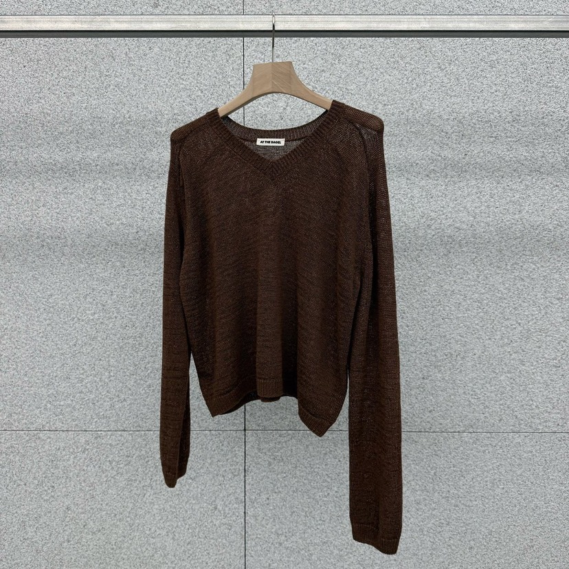 AT THE BAGEL韓國東大門直郵女士新款休閑熱賣時尚針織衫AT THE BAGEL針織衫圖色2