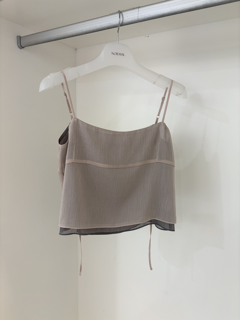 NORMAL韓國直郵女士新品休閑熱賣26春夏時尚人氣吊帶背心NORMAL吊帶/背心圖色2