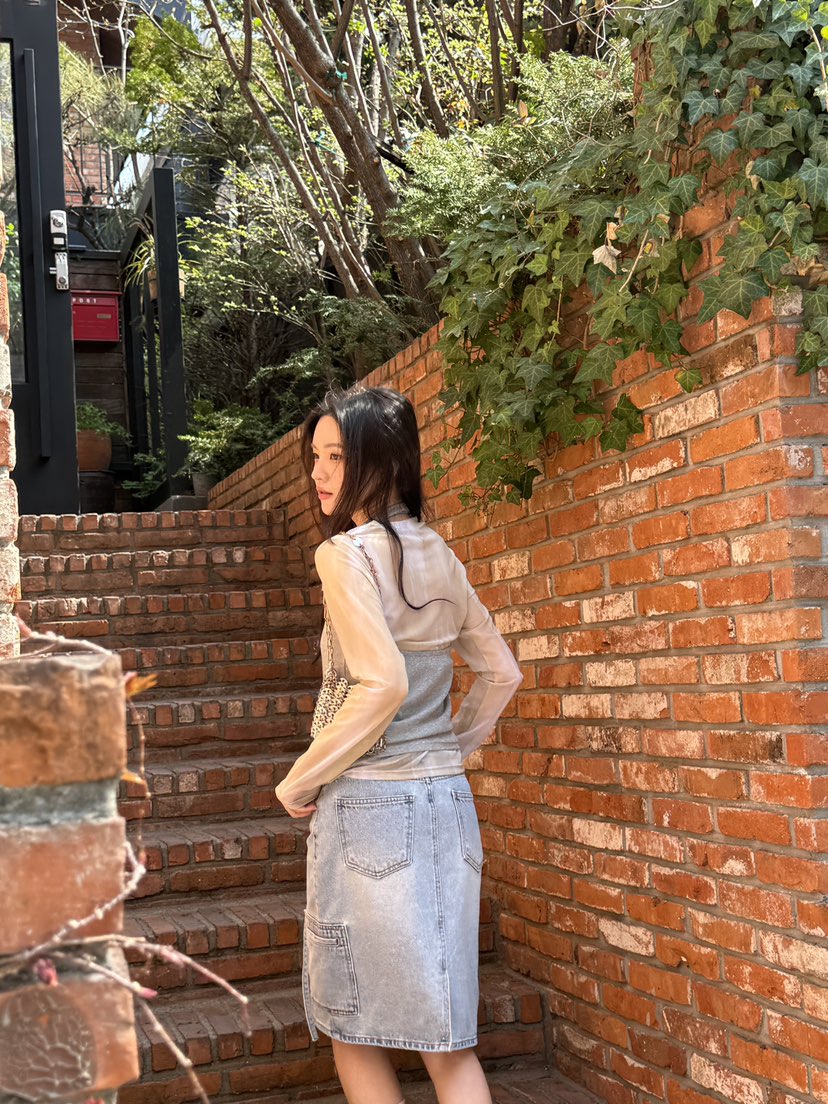 SPECIAL韓國直郵實拍女裝新品熱賣人氣26春夏半身裙中短裙口袋SPECIAL半身裙/中短裙