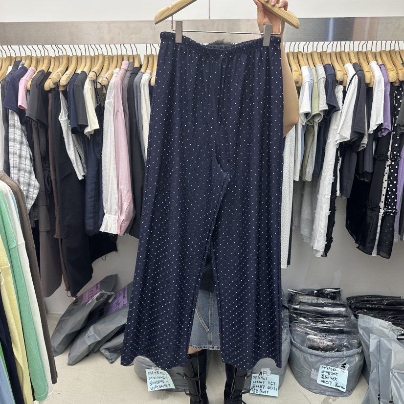 SPECIAL韓國直郵女士新品熱賣職業推薦人氣休閑休閑褲闊腿褲SPECIAL休閑褲圖色2深藍色