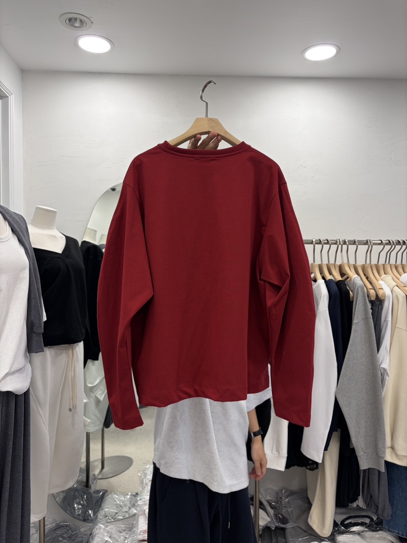 DELICATE韓國直郵女裝新品職業推薦時尚休閑26春夏長袖T恤DELICATE長袖T恤