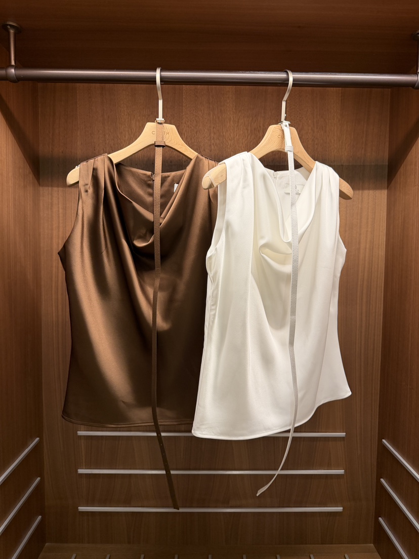 CLOTH韓國直郵女士新品時尚推薦職業休閑襯衫蕾絲衫含腰帶CLOTH襯衫/蕾絲衫