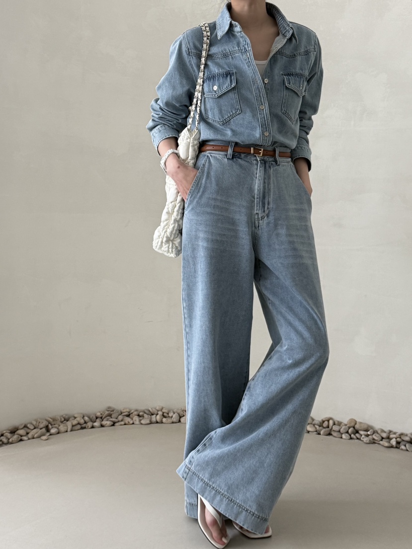 DEMAR韓國直郵實拍女士新款職業熱賣休閑推薦人氣26春夏牛仔褲DEMAR牛仔褲