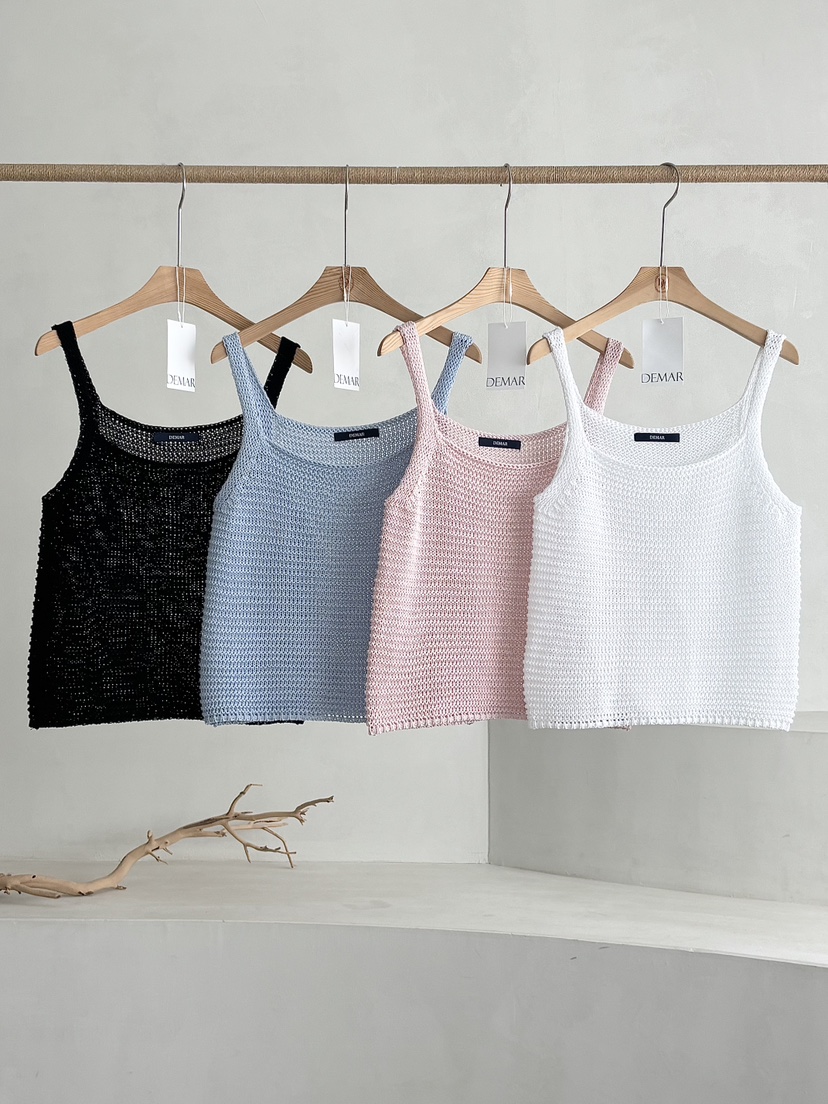DEMAR韓國東大門代購女士新款推薦休閑26春夏職業吊帶背心DEMAR吊帶/背心