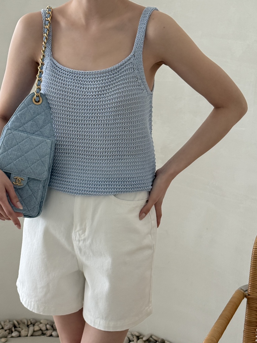 DEMAR韓國東大門代購女士新款推薦休閑26春夏職業吊帶背心DEMAR吊帶/背心圖色2