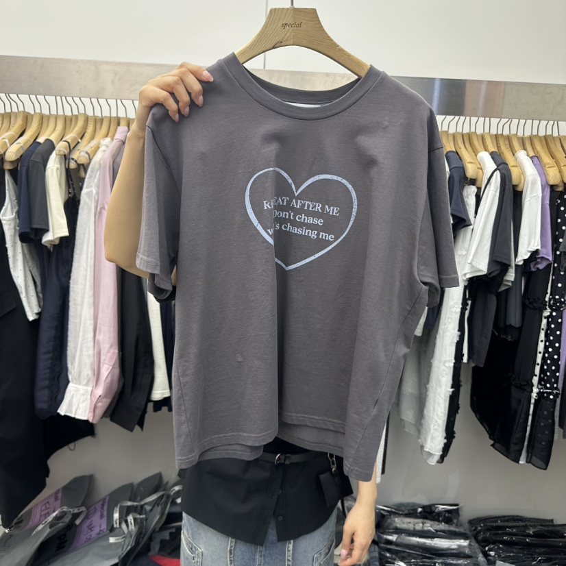 SPECIAL韓國東大門代購女士新品推薦人氣26春夏職業時尚T恤SPECIALT恤圖色1