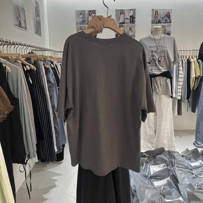 BAGUETTE-P韓國直郵實拍女士新品時尚熱賣人氣推薦26春夏T恤BAGUETTE-PT恤