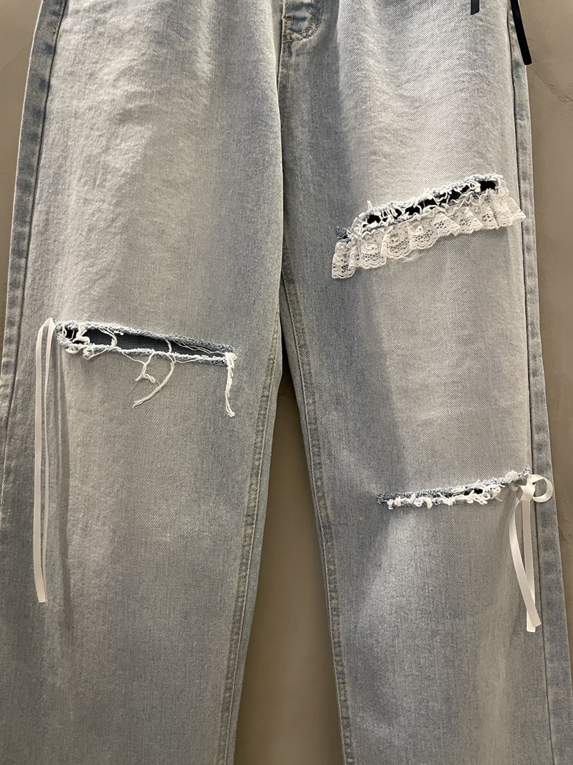 MULCUP韓國代購女裝新品職業26春夏人氣休閑時尚熱賣牛仔褲MULCUP牛仔褲