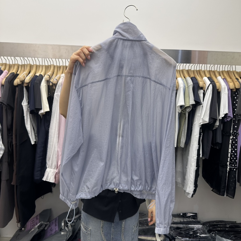 SPECIAL韓國直郵實拍女裝新款職業推薦熱賣夾克防風衣透明SPECIAL夾克