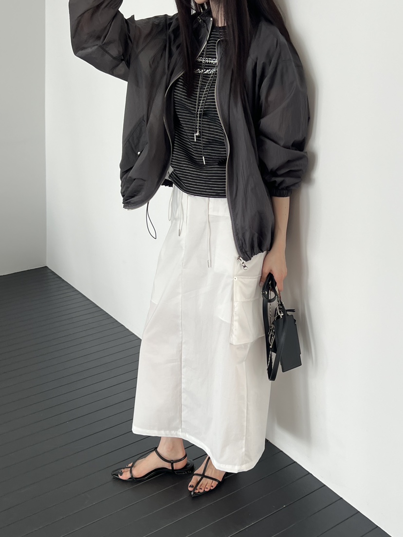 SPECIAL韓國直郵實拍女裝新款職業推薦熱賣夾克防風衣透明SPECIAL夾克