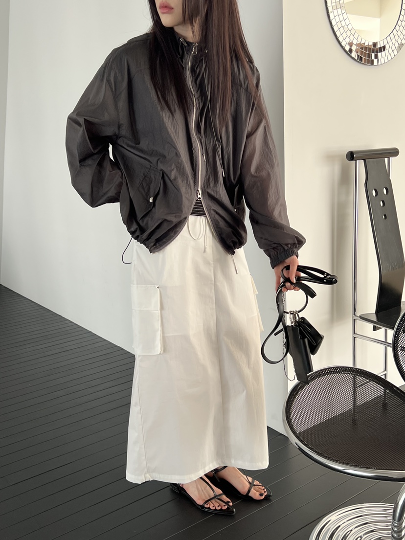 SPECIAL韓國直郵實拍女裝新款職業推薦熱賣夾克防風衣透明SPECIAL夾克