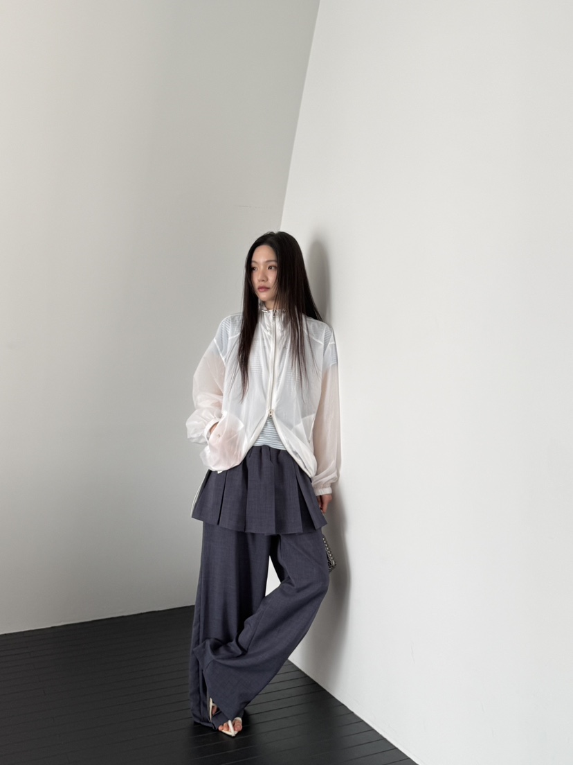 SPECIAL韓國直郵實拍女裝新款職業推薦熱賣夾克防風衣透明SPECIAL夾克