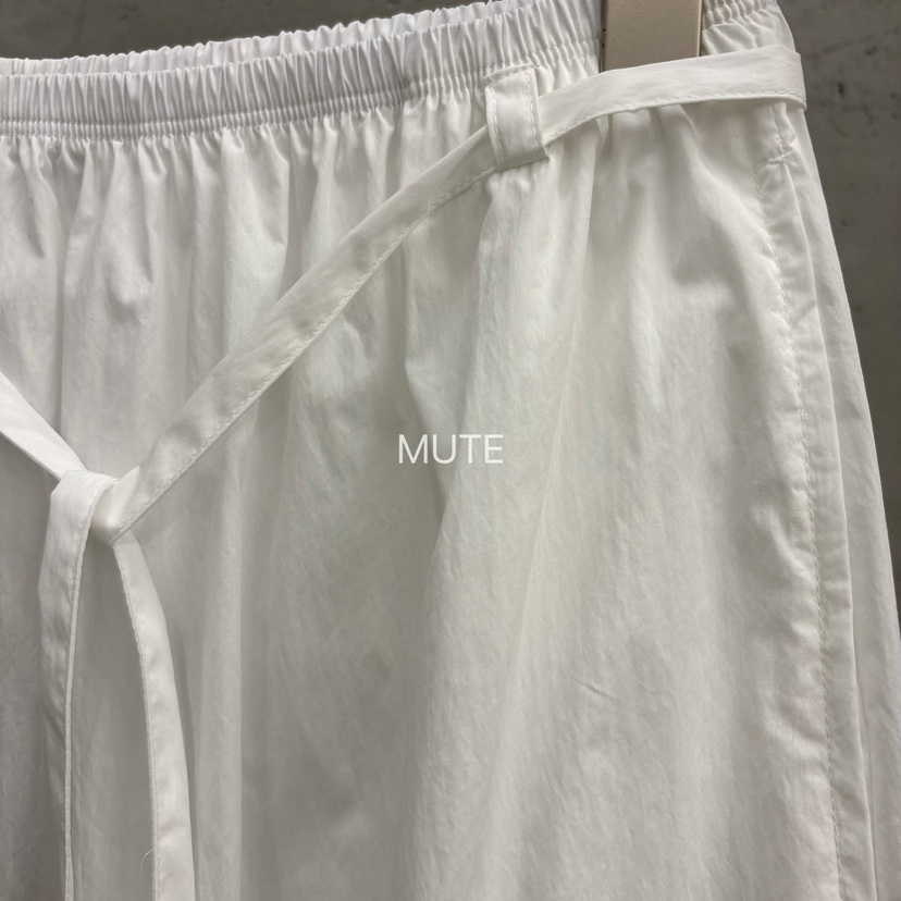 MUTE-P韓國東大門直郵女裝新款26春夏職業休閑長裙含腰繩MUTE長裙