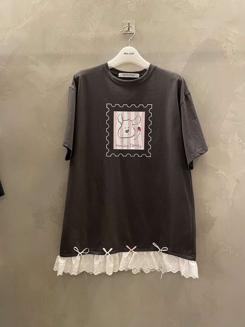 MULCUP韓國直郵女裝新款人氣時尚熱賣職業休閑26春夏推薦T恤MULCUPT恤圖色1