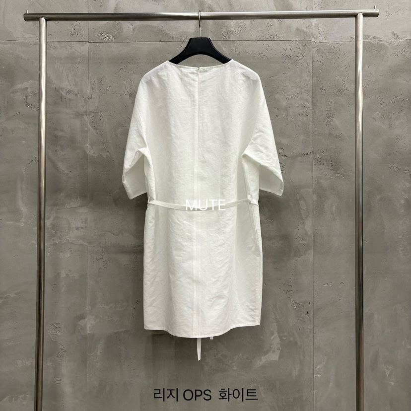 MUTE-P韓國代購女士新款職業時尚休閑熱賣26春夏連衣裙含腰帶MUTE連衣裙