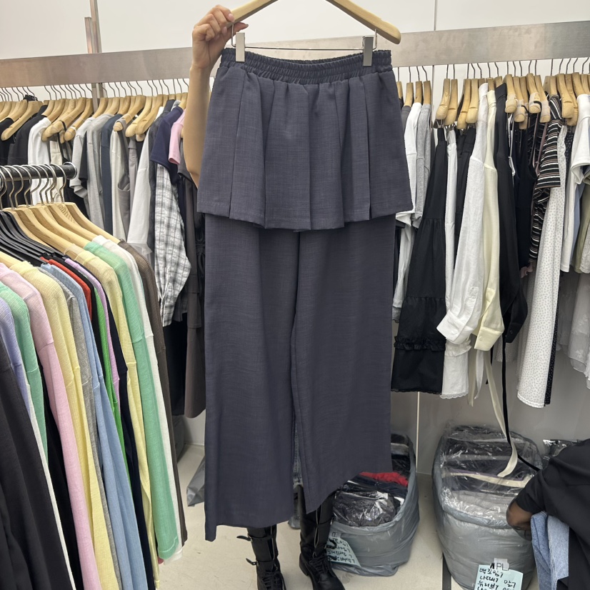 SPECIAL韓國東大門直郵女裝新款熱賣職業推薦26春夏人氣裙褲SPECIAL裙褲圖色2灰色