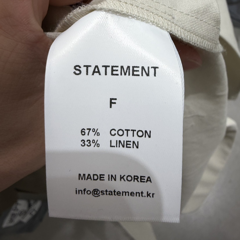 STATEMENT韓國直郵實拍女士新款推薦26春夏休閑熱賣人氣夾克STATEMENT夾克