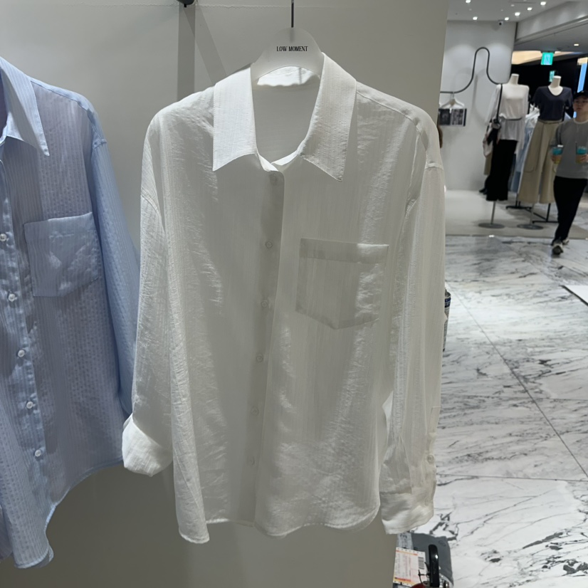 LOW MOMENT韓國東大門代購女裝新款時尚熱賣推薦襯衫蕾絲衫LOW MOMENT襯衫/蕾絲衫圖色1