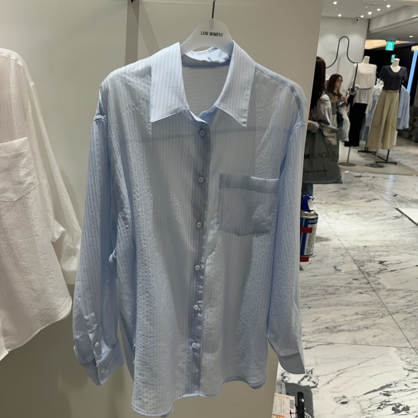 LOW MOMENT韓國東大門代購女裝新款時尚熱賣推薦襯衫蕾絲衫LOW MOMENT襯衫/蕾絲衫圖色2