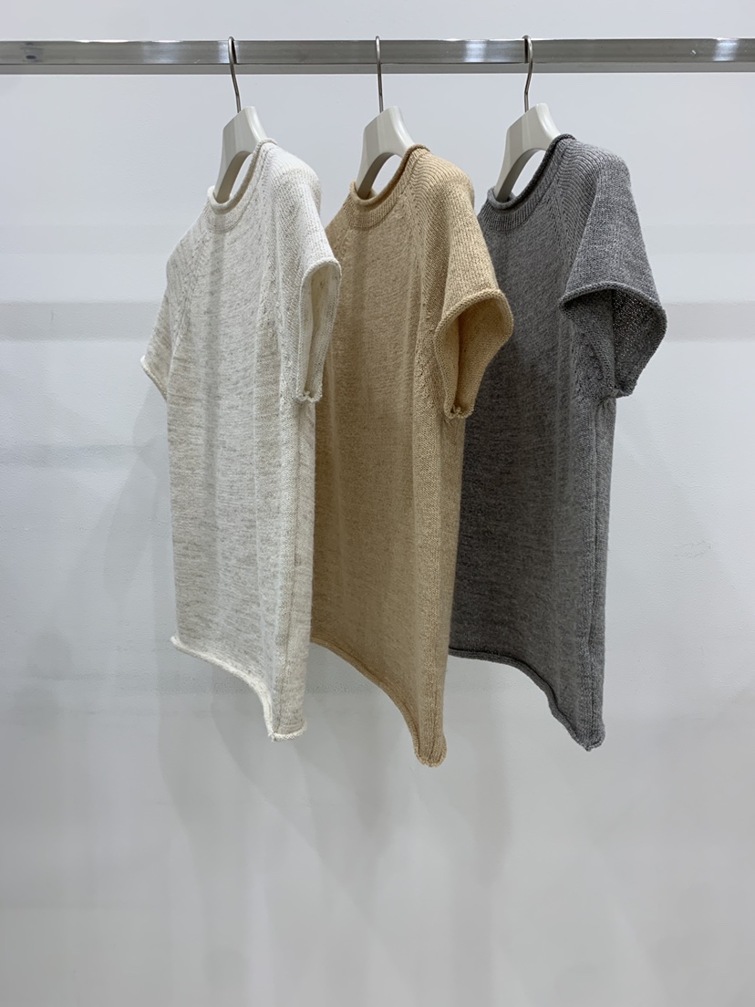 ARVE韓國直郵實拍女士新品26春夏職業推薦針織衫插肩袖亞麻ARVE針織衫