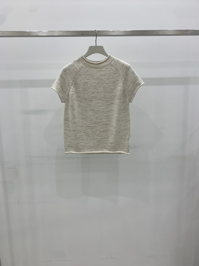 ARVE韓國直郵實拍女士新品26春夏職業推薦針織衫插肩袖亞麻ARVE針織衫圖色2