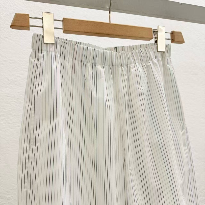 STATEMENT韓國直郵女士新品休閑人氣時尚26春夏休閑褲條紋STATEMENT休閑褲