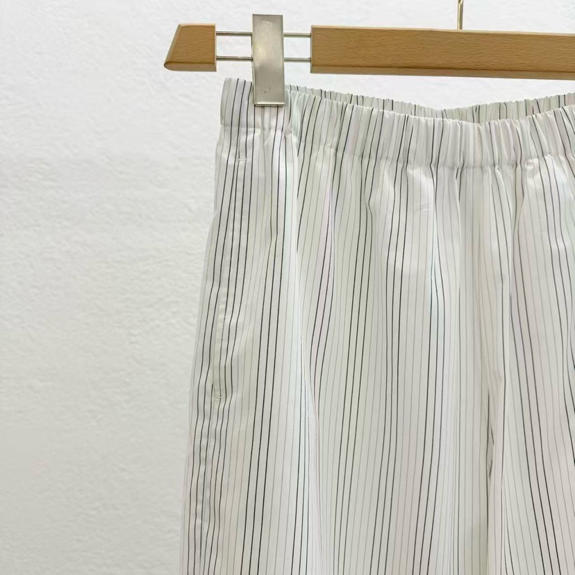 STATEMENT韓國直郵女士新品休閑人氣時尚26春夏休閑褲條紋STATEMENT休閑褲